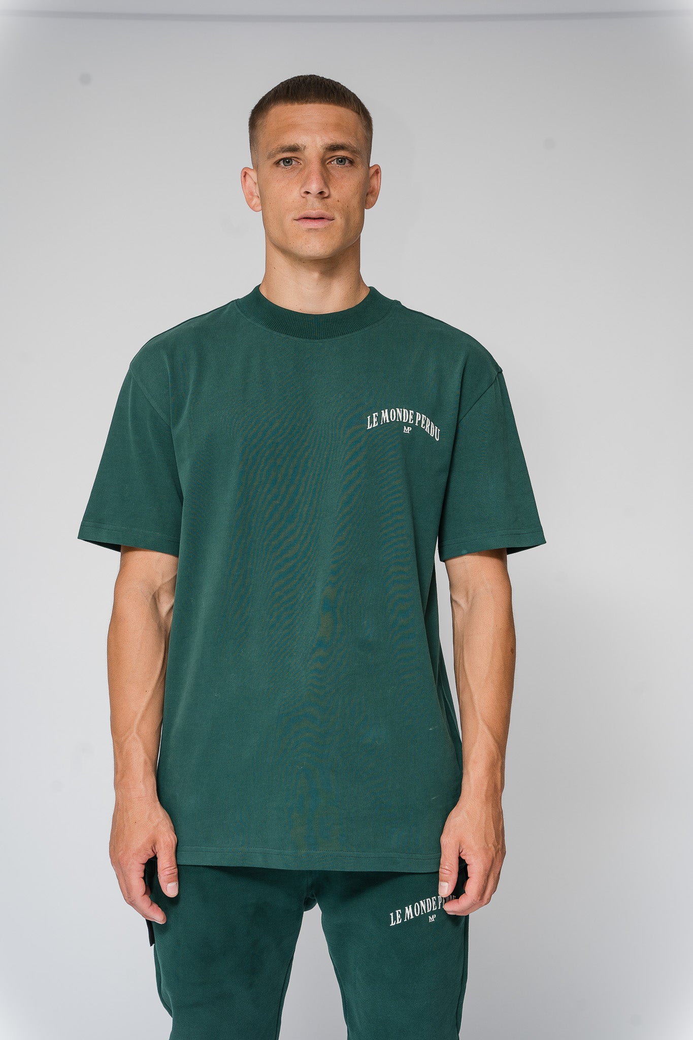 Arched Small Logo T-Shirt Green