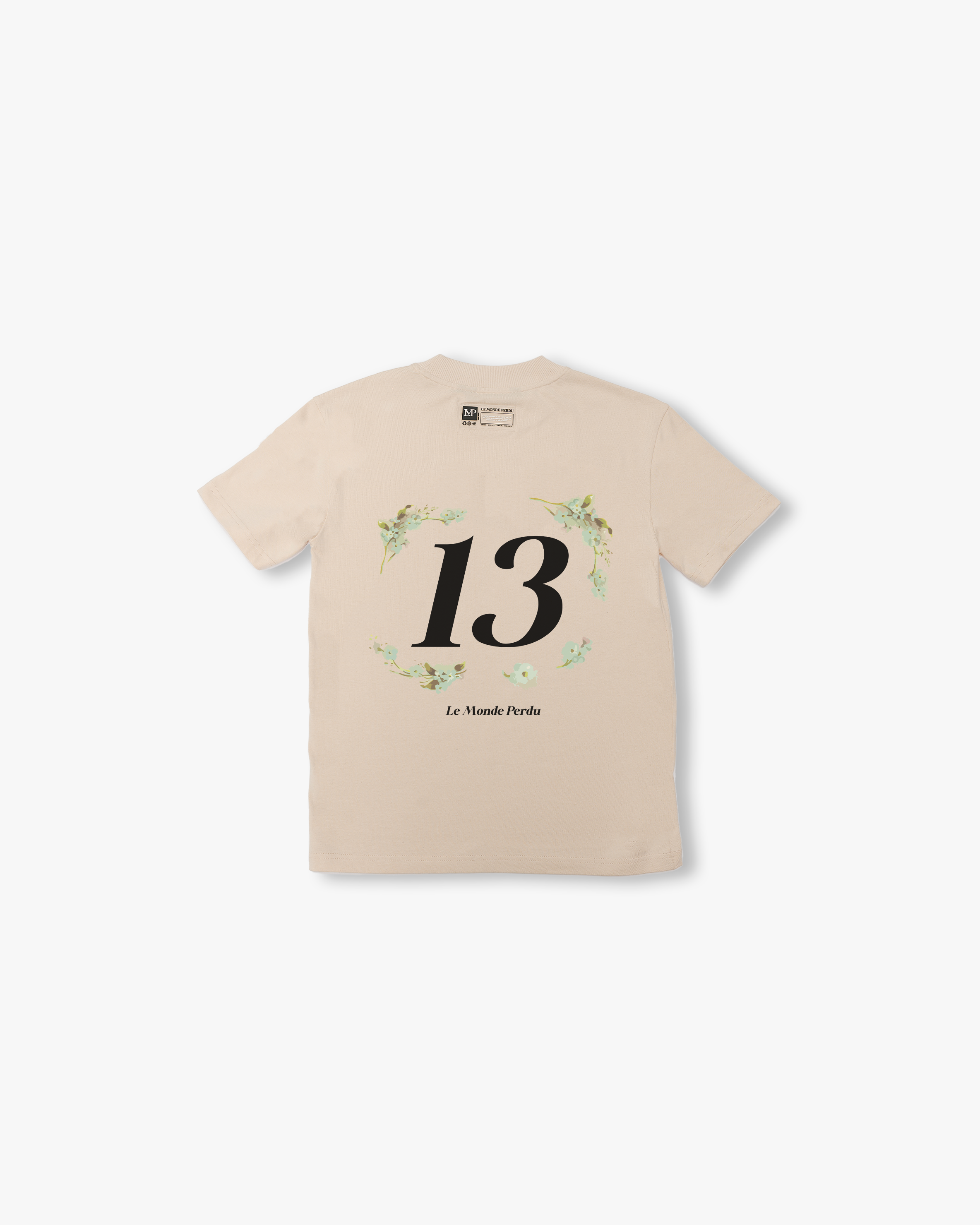 Limited Flower T-Shirt Beige