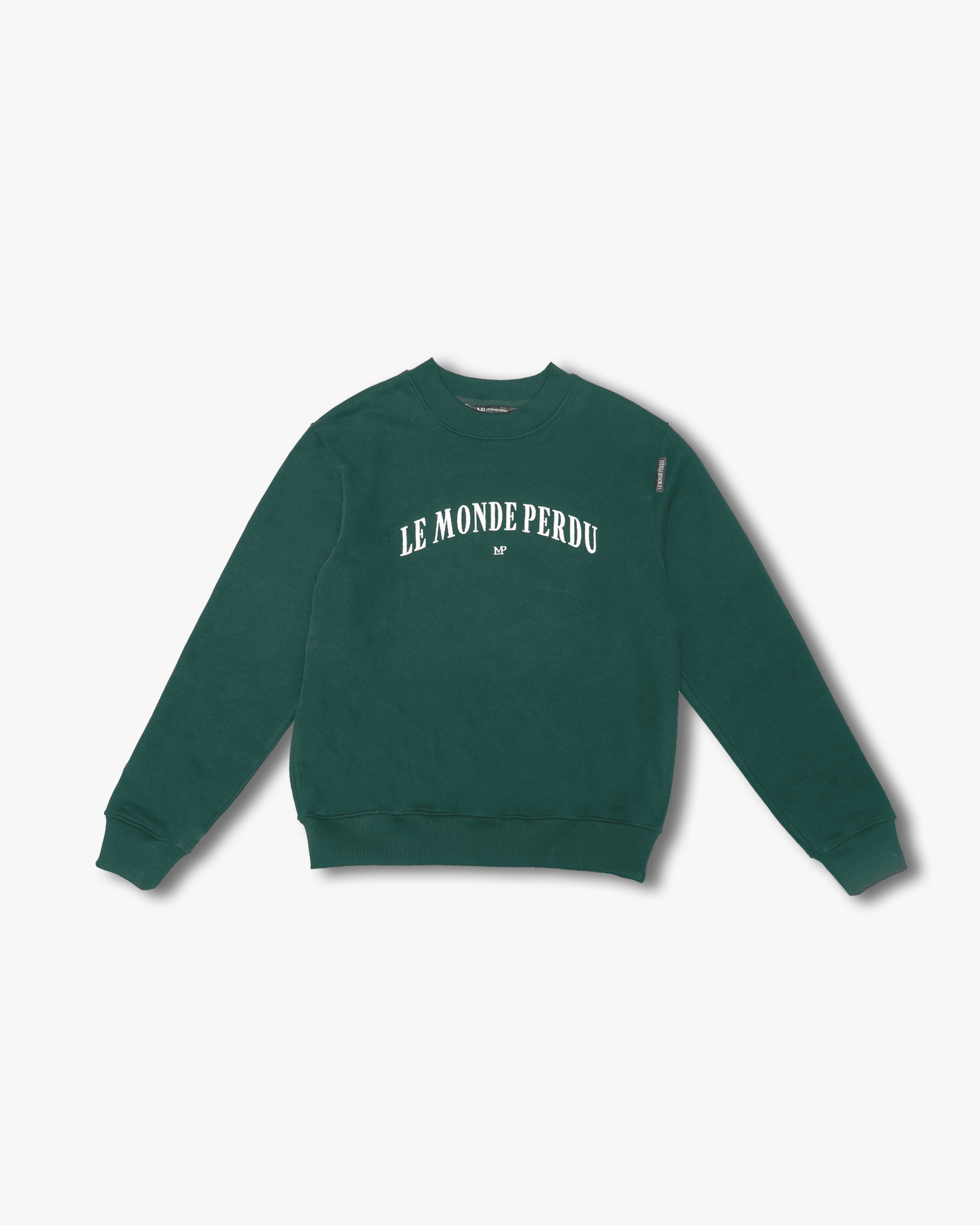 Arched Logo Sweater Green