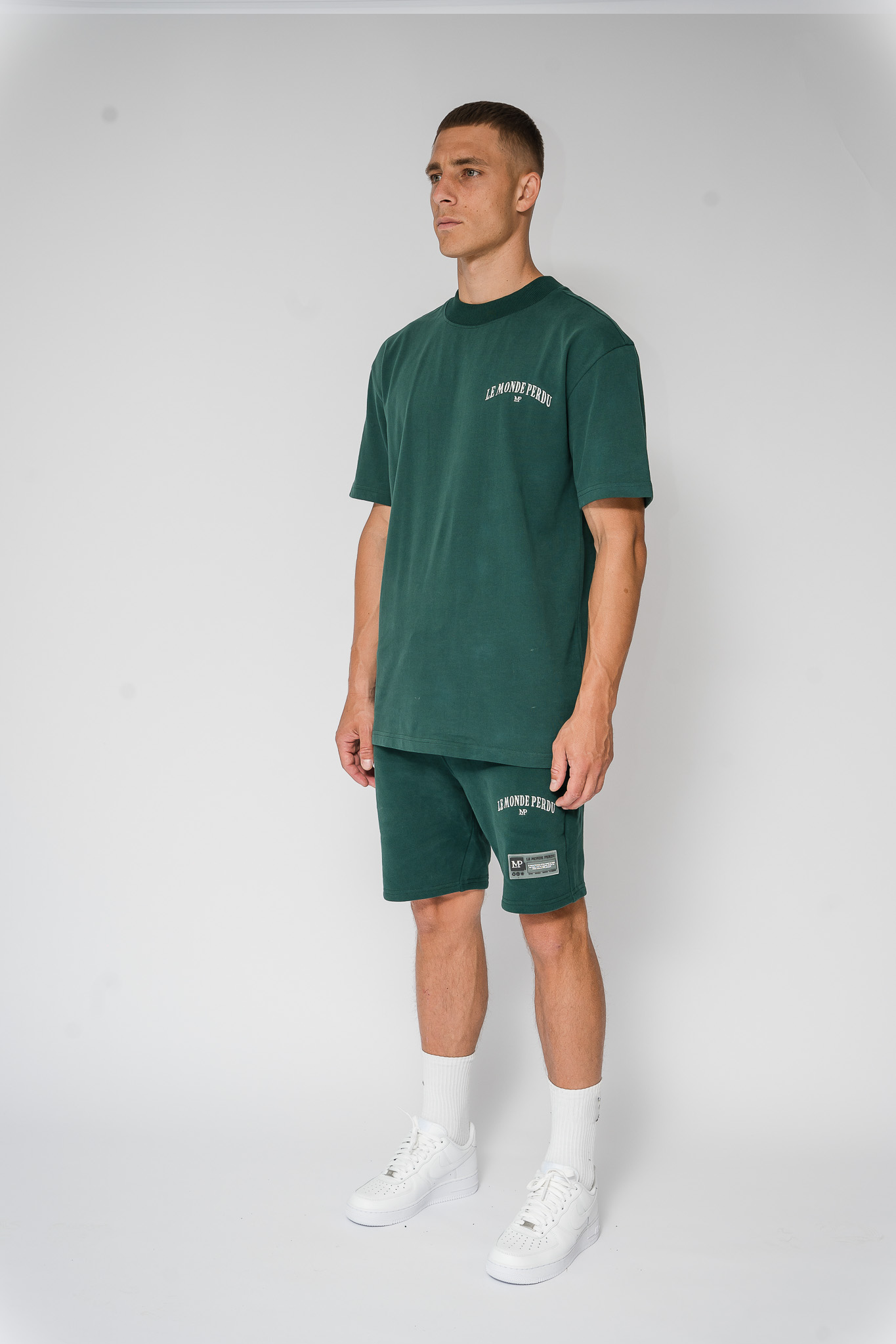 Arched Logo Short Green