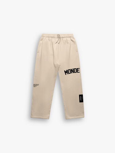 CULTURE SWEATPANTS - BEIGE