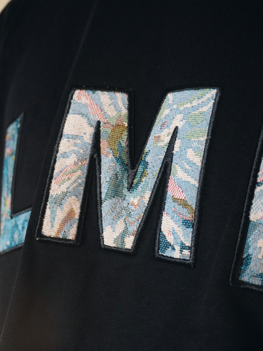LMP JACQUART T-SHIRT - BLACK