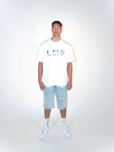 LMP JACQUART T-SHIRT - WHITE